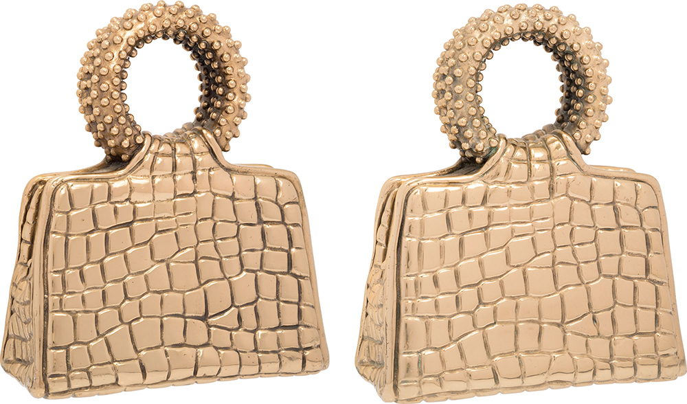 Judith-Leiber-Set-of-Two-Bronze-Handbag-Door-Handles
