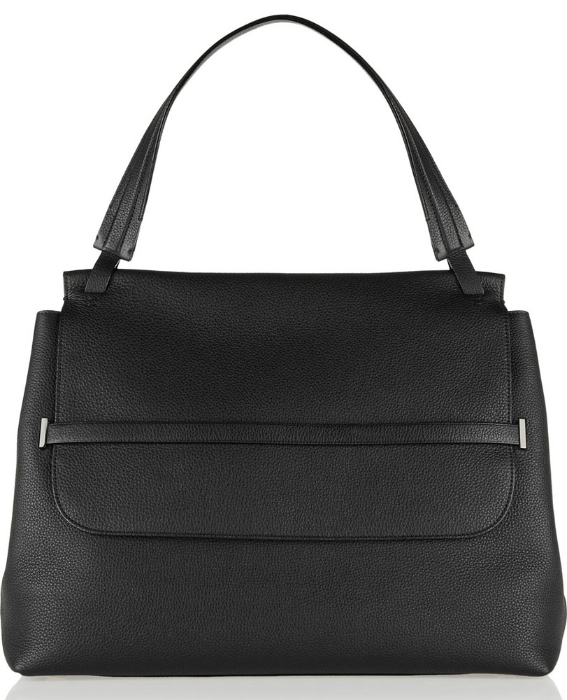 The-Row-Leather-Shoulder-Bag