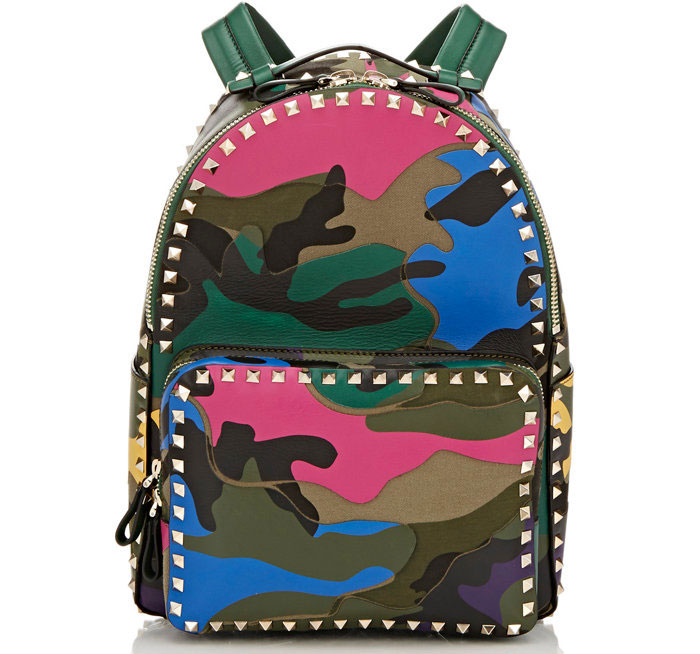 Valentino-Rockstud-Camouflage-Backpack
