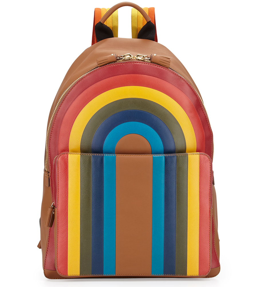 Anya-Hindmarch-Rainbow-Leather-Backpack