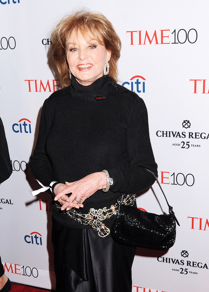 Barbara-Walters-Fendi-Beaded-Baguette-Bag