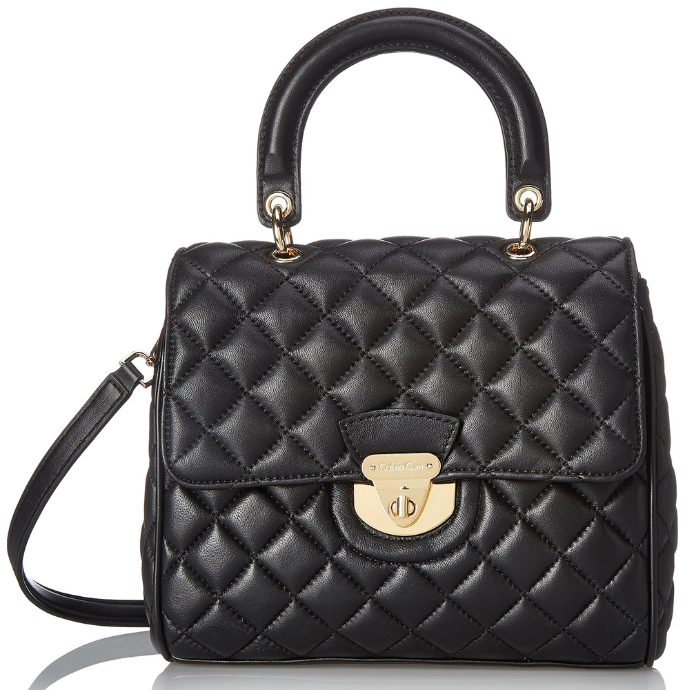 Calvin-Klein-Lamb-Turnlock-Quilted-Satchel