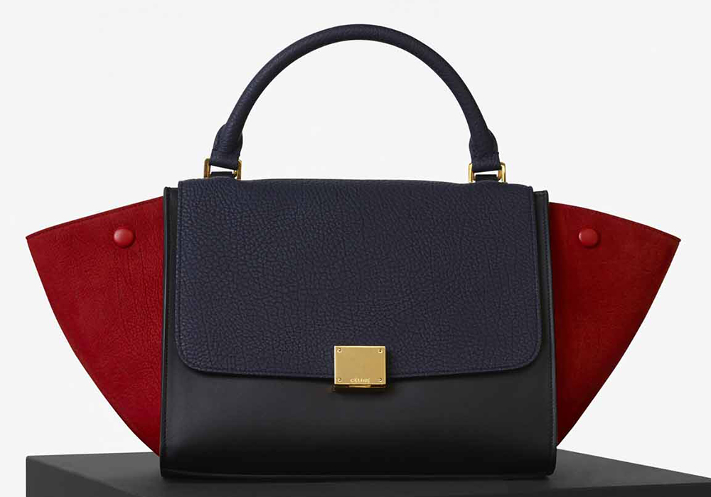 Celine-Small-Trapeze-Bag-Navy-Tricolor