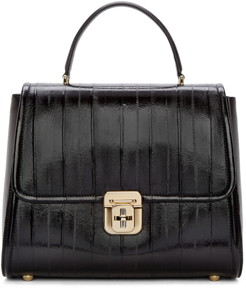 Dolce-and-Gabbana-Eel-Top-Handle-Bag