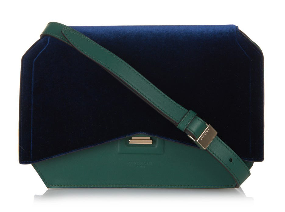 Givenchy-New-Line-Bow-Cut-Velvet-Shoulder-Bag