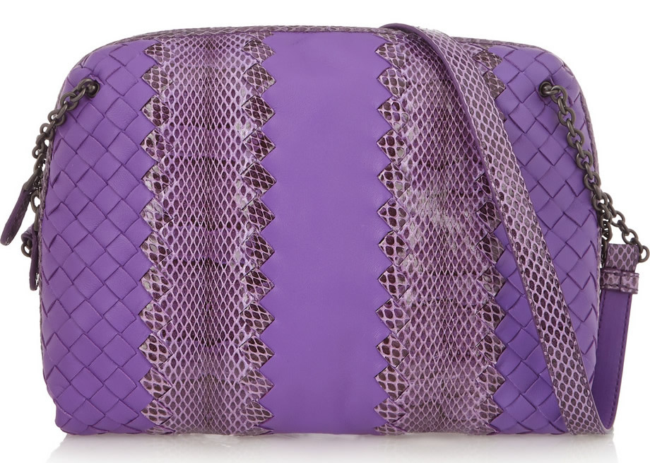 Bottega Veneta Messenger Ayers-Trimmed Intrecciato Bag