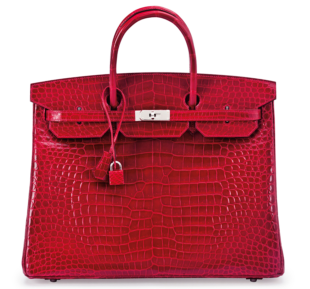 Hermes-Birkin-40cm-Shiny-Braise-Porosus-Crocodile