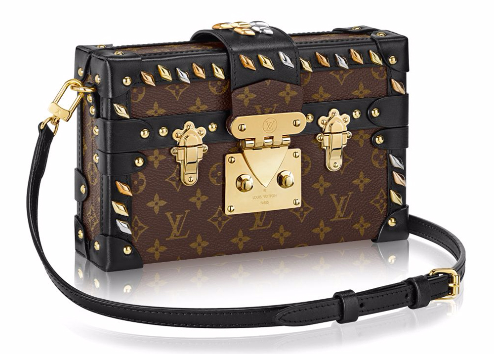 Louis-Vuitton-Monogram-Studded-Petite-Malle-with-Strap