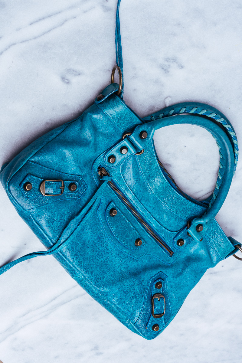 Rare Balenciaga Bags Turquoise First