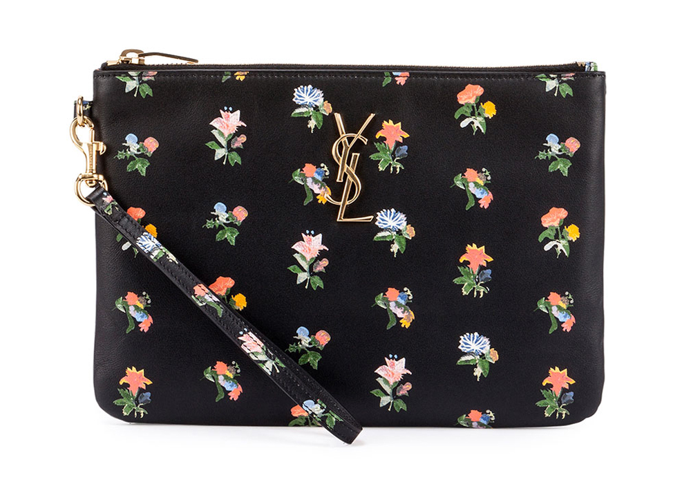 Saint-Laurent-Monogram-Prairie-Flower-Pouch