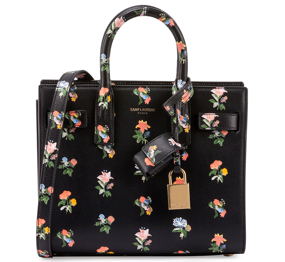 Saint-Laurent-Prairie-Flower-Nano-Sac-de-Jour-Bag