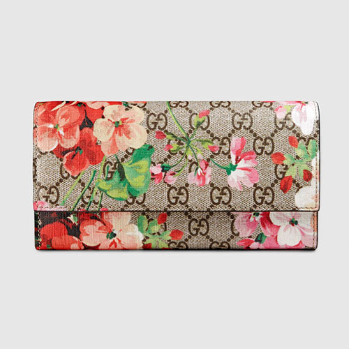 Gucci GG Blooms Continental Wallet