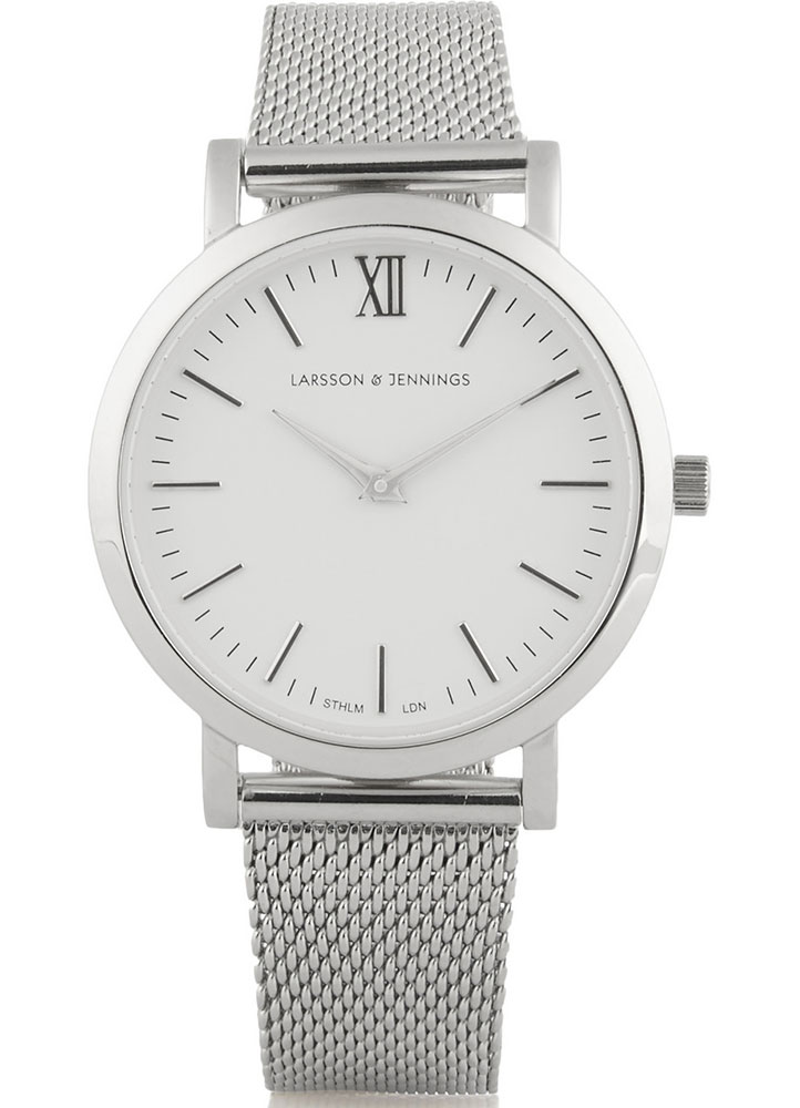 Larson-and-Jennings-Liten-Silver-Plated-Watch