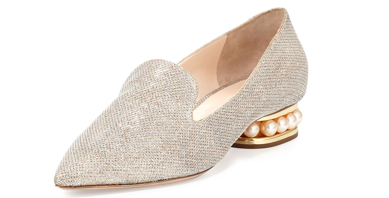 Nicholas Kirkwood  Casati Pearly Metallic Loafer