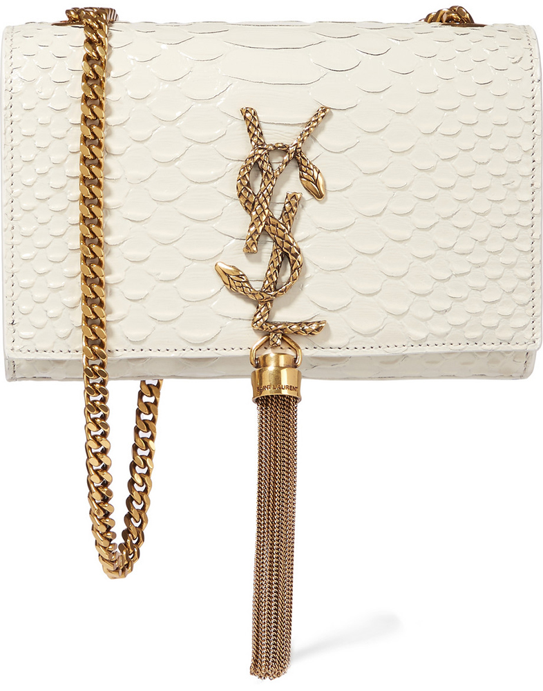 Saint-Laurent-Snake-Effect-Monogramme-Shoulder-Bag