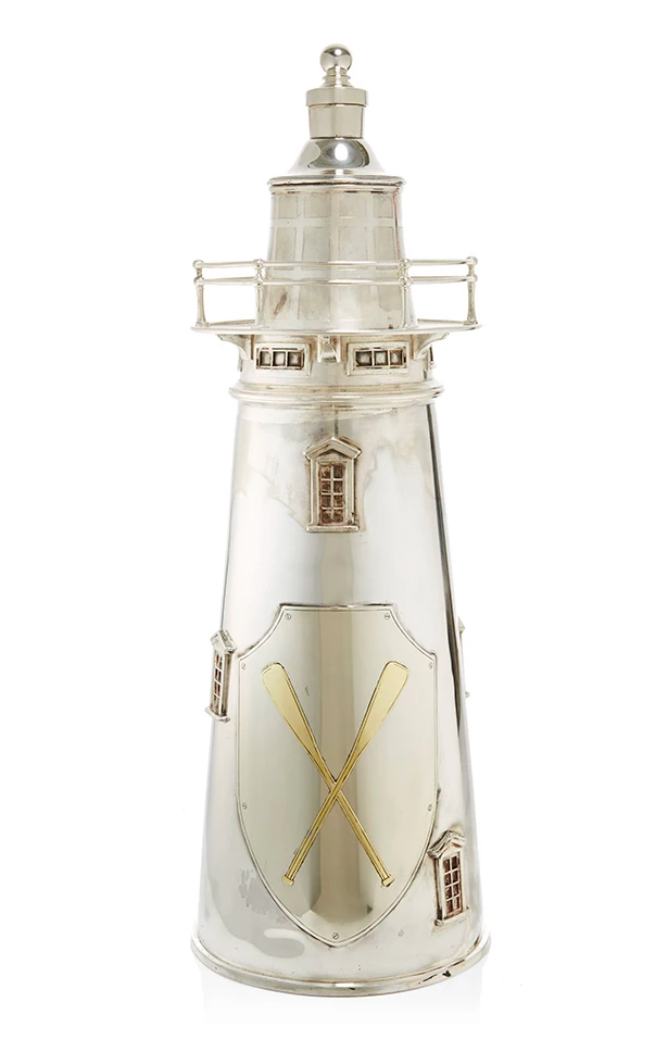 Simon-Teakle-Silver-Plated-Lighthouse-Cocktail-Shaker