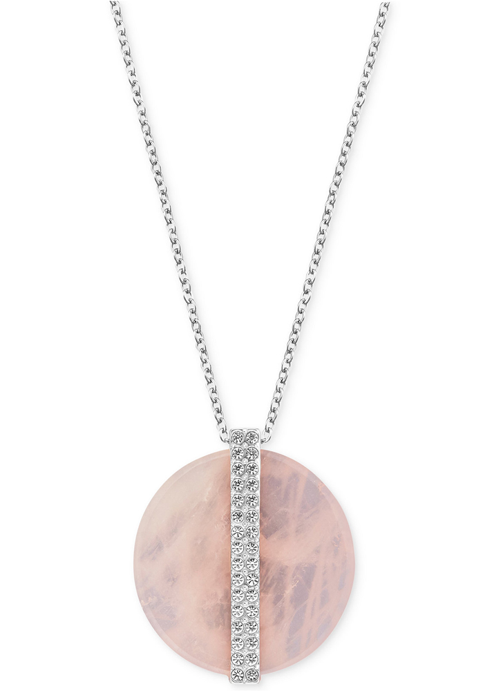 Swarovski-Crystal-and-Disc-Pendant-Necklace