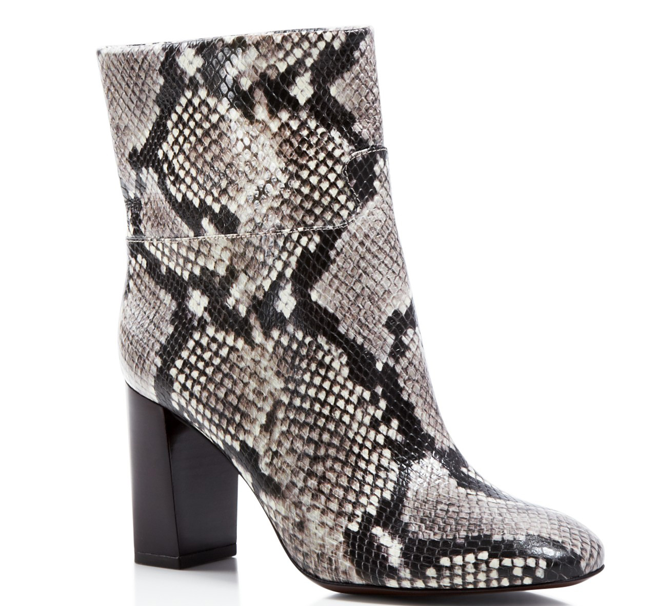 Tory Burch Devon Snake-Print Bootie