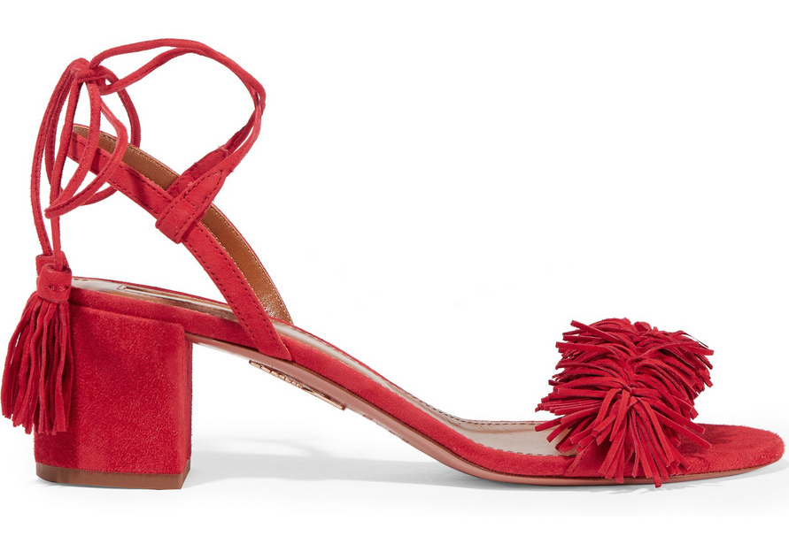 Aquazzura-Wild-Thing-Suede-Sandals