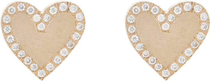 Bianca Pratt Heart Studs