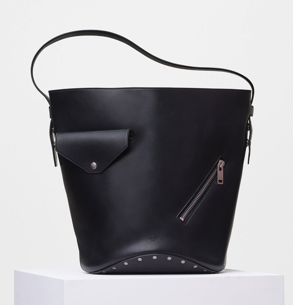 Celine-Biker-Bucket-Bag-Black-3400