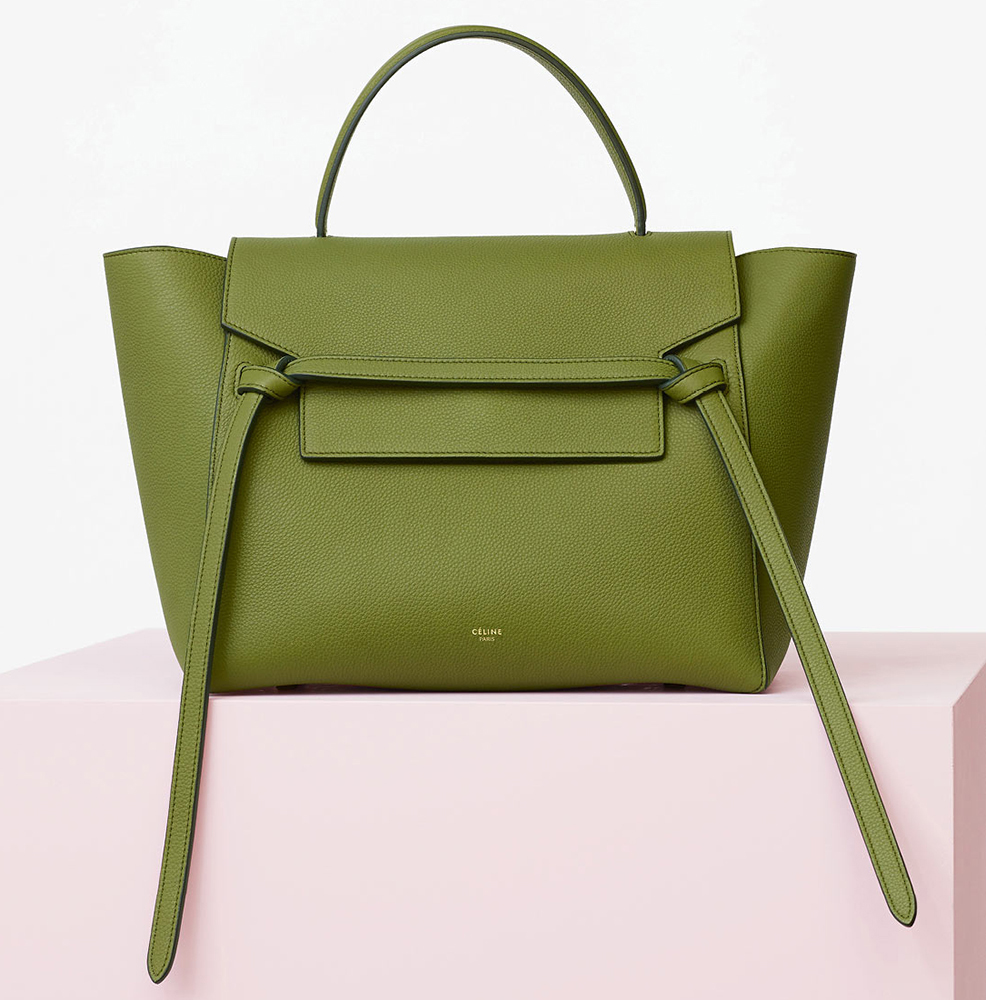 Celine-Mini-Belt-Bag-Green