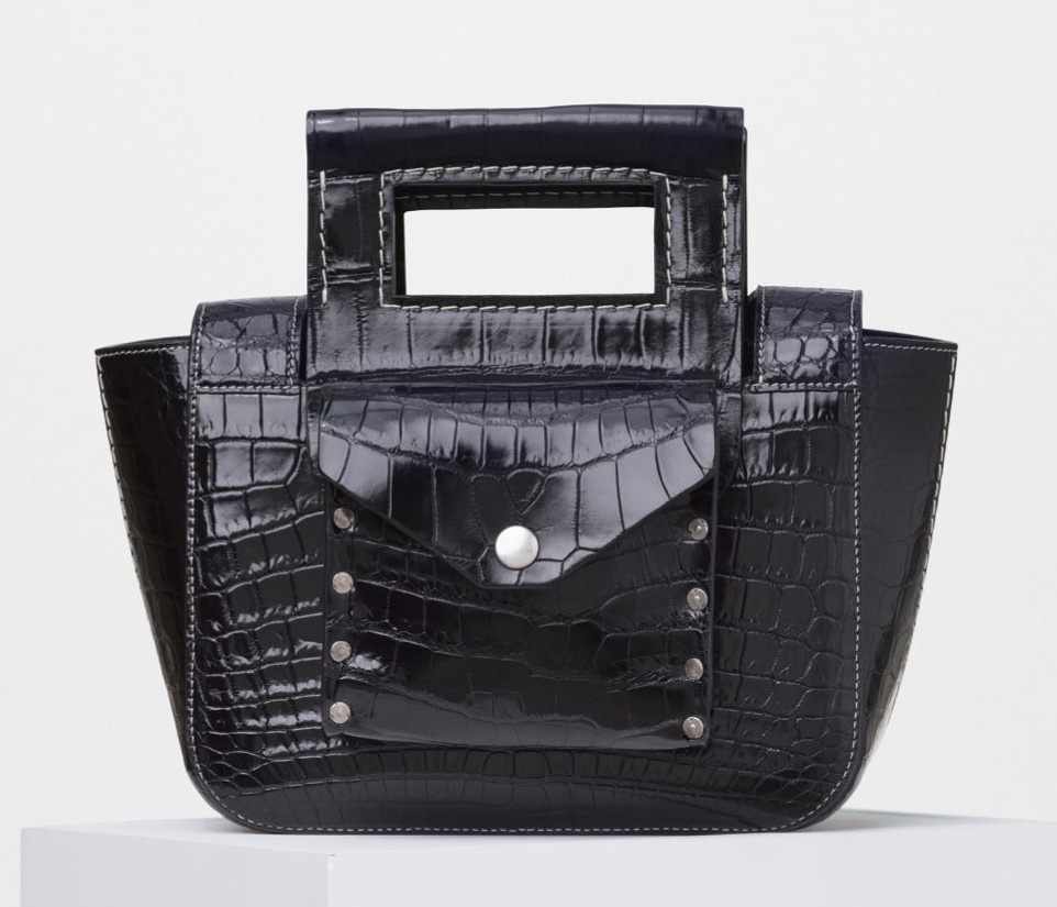 Celine-Small-Crocodile-Square-Handbag