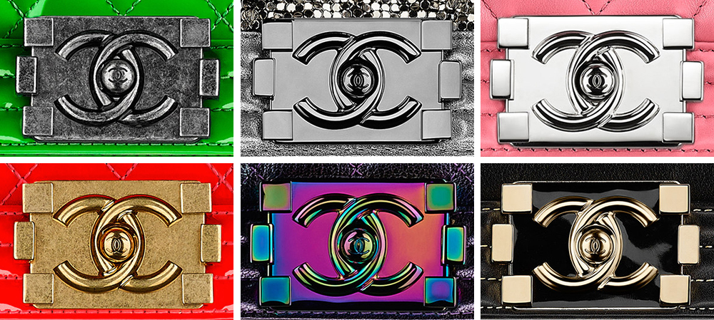 Chanel boy hardware colors 2025