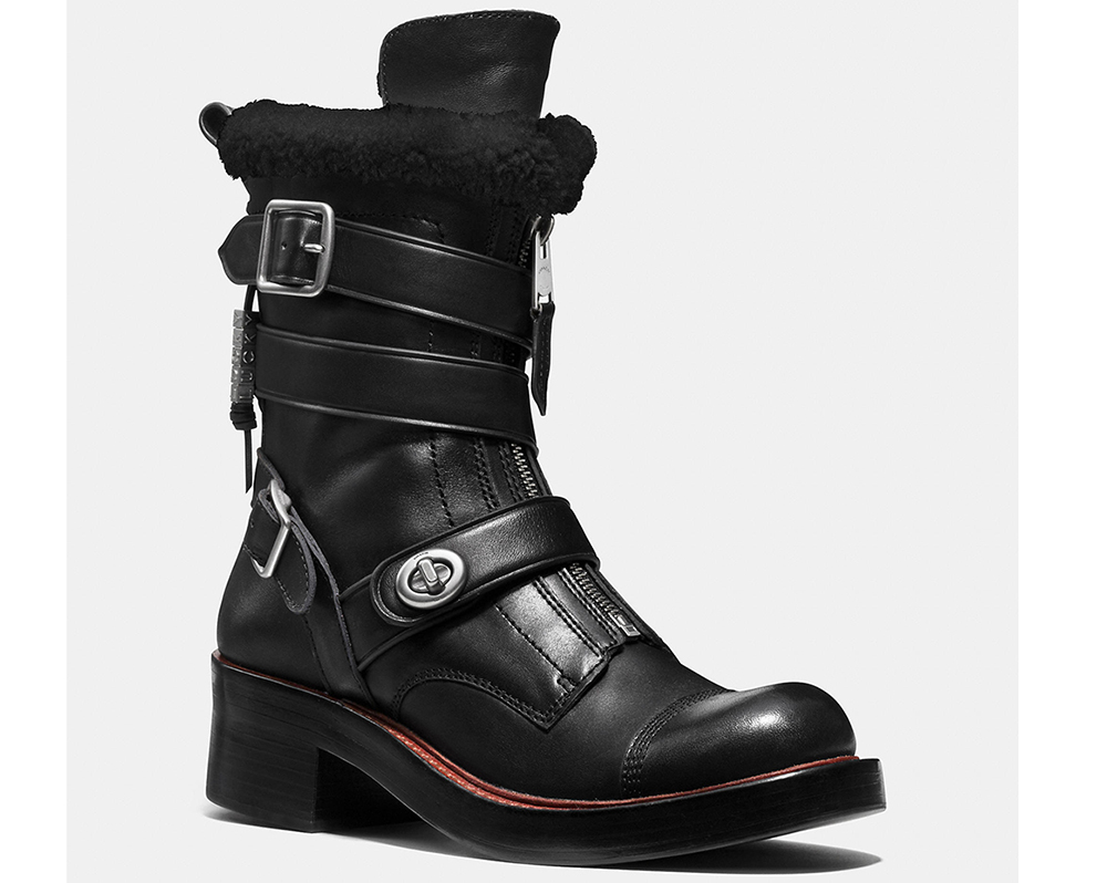 Coach Zip Moto Boots