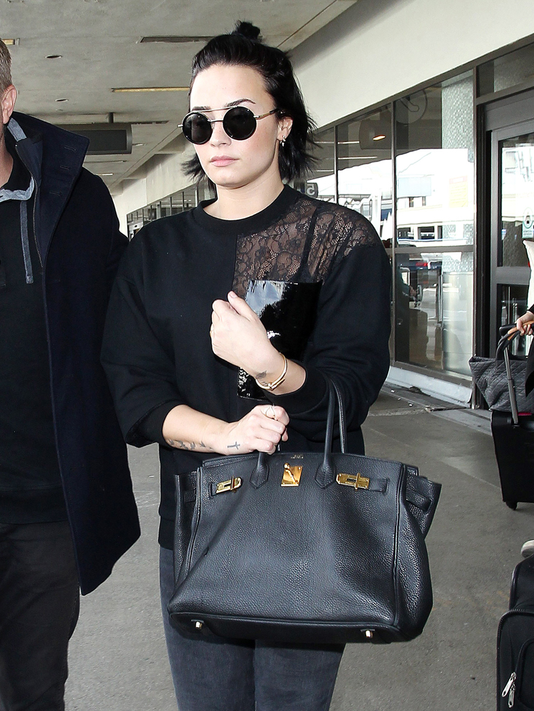 Demi-Lovato-Hermes-Birkin