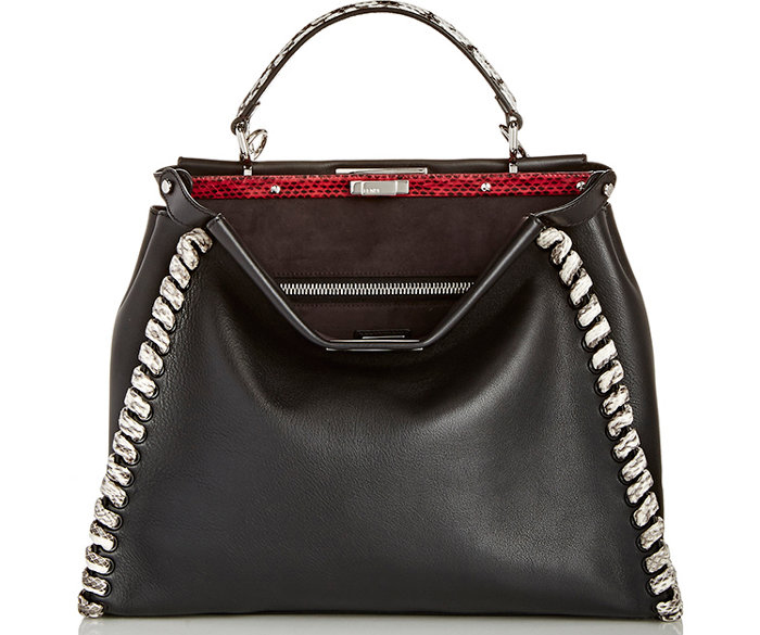 Fendi-Whipstitch-Snakeskin-Peekaboo-Bag