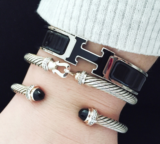 Hermes-David-Yurman-Bracelets