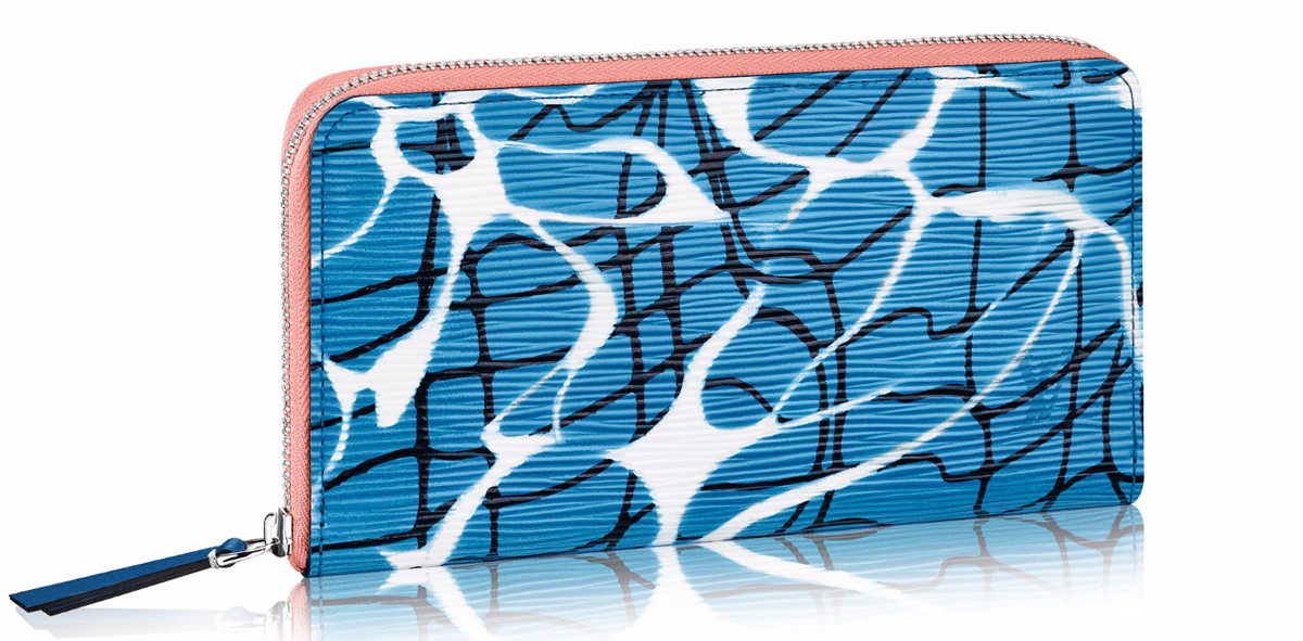 A Closer Look at the Louis Vuitton Aqua Epi Print from Cruise 2016 6 Louis Vuitton Aqua Print Epi Zippy Wallet