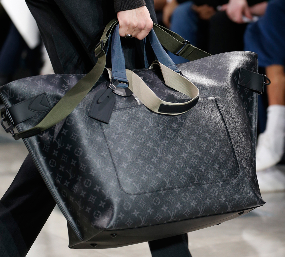 Louis Vuitton Debuts New Monogram Eclipse Print at Men&#39;s Fall 2016 Show - PurseBlog