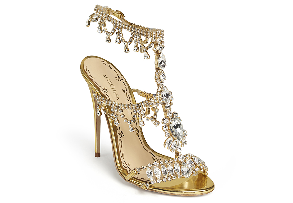 Marchesa Grace Jewled Sandal