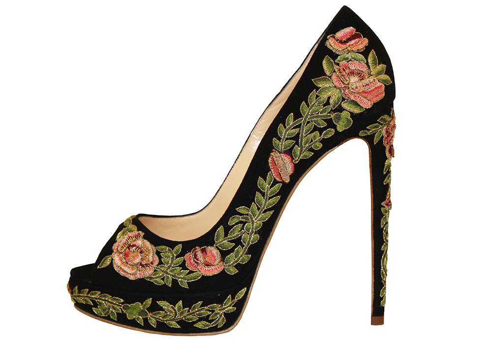 Marchesa Rose Floral Pump