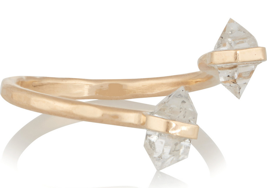 Melissa-Joy-Manning-14k-Gold-Herkimer-Diamond-Ring