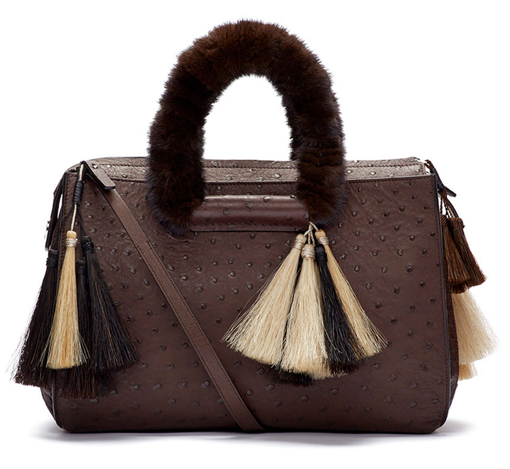 The-Row-Classic-5-Ostrich-and-Mink-Tote