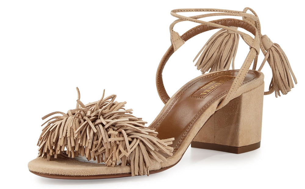 Aquazzura Wild Thing Fringe City Sandal