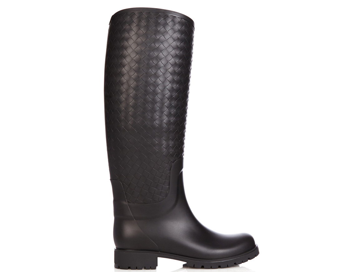 Bottega Veneta Intrecciato Rubber Boots