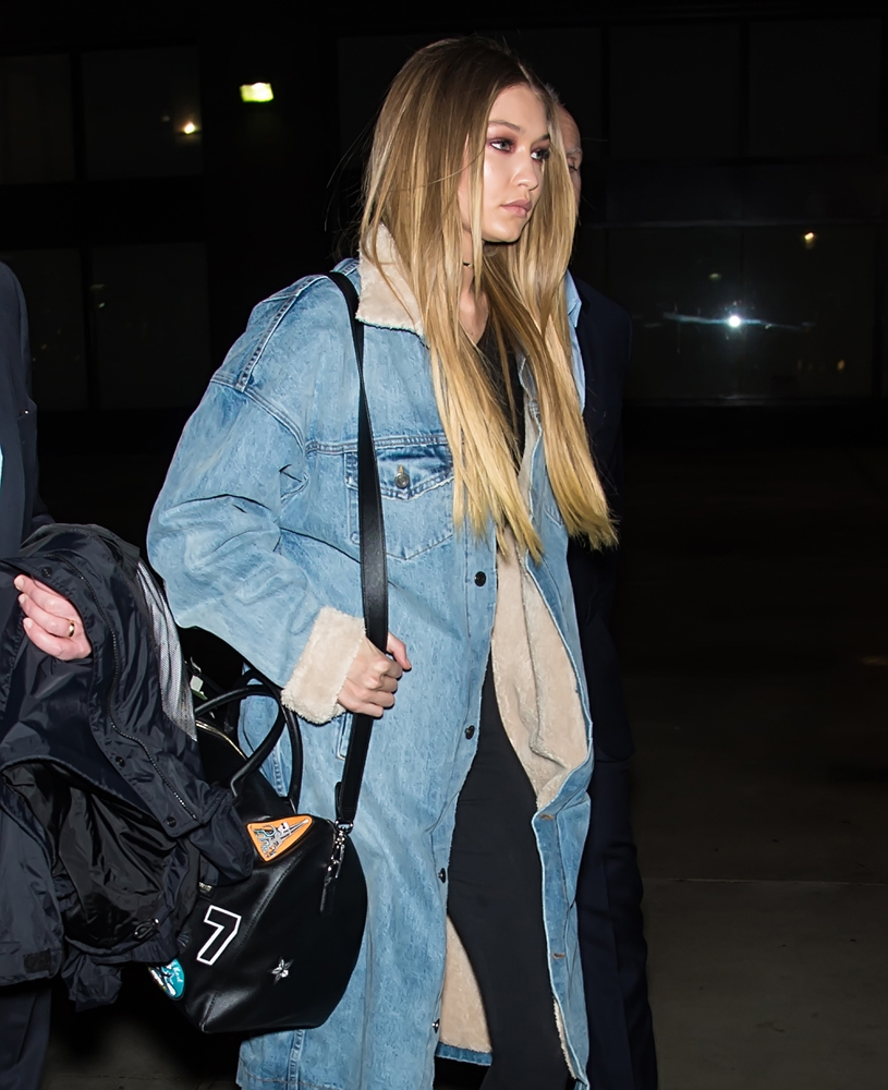 Gigi-Hadid-Karl-Lagerfeld-Patch-Duffel