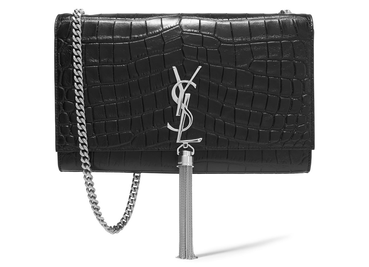 One Bag, Two Ways: Saint Laurent Monogramme Croc-Effect