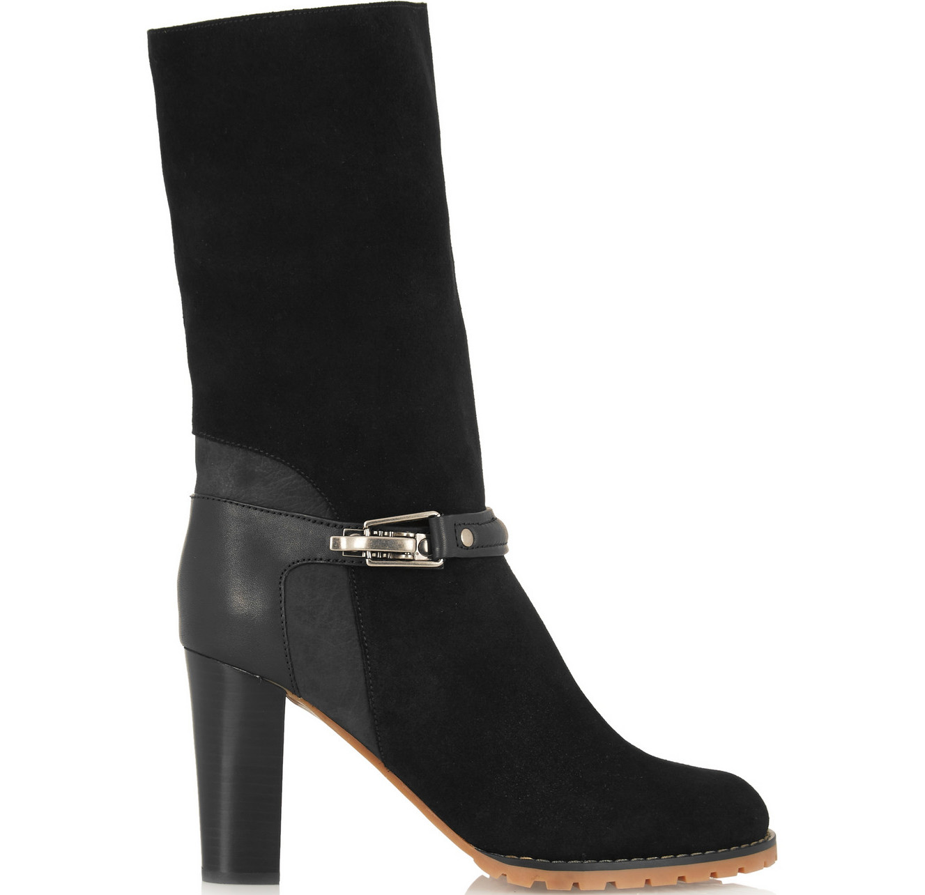See by Chloe Suede and Leather Boots