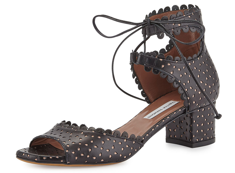 Tabitha Simmons Tallulah Eyelet Leather Sandal