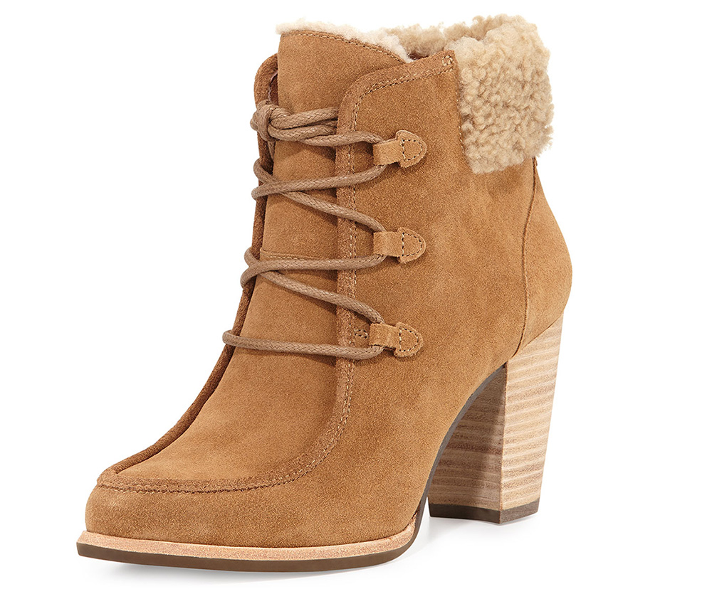UGG Analise Lace-Up Ankle Bootie
