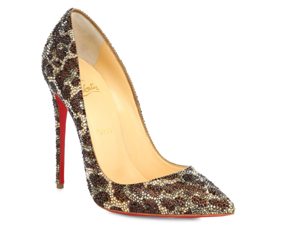 Christian Louboutin So Kate Strass Crystal Pumps