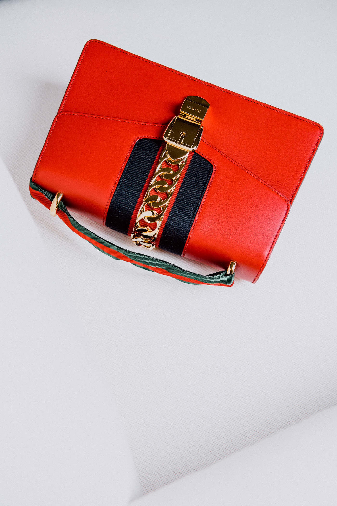 null Gucci Sylvie Bag in Red, $2,490 via Gucci