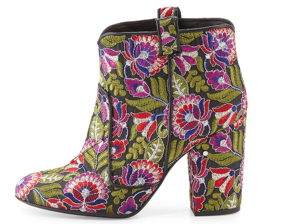 Laurence Dacade  Pete Floral-Embroidered Ankle Boot