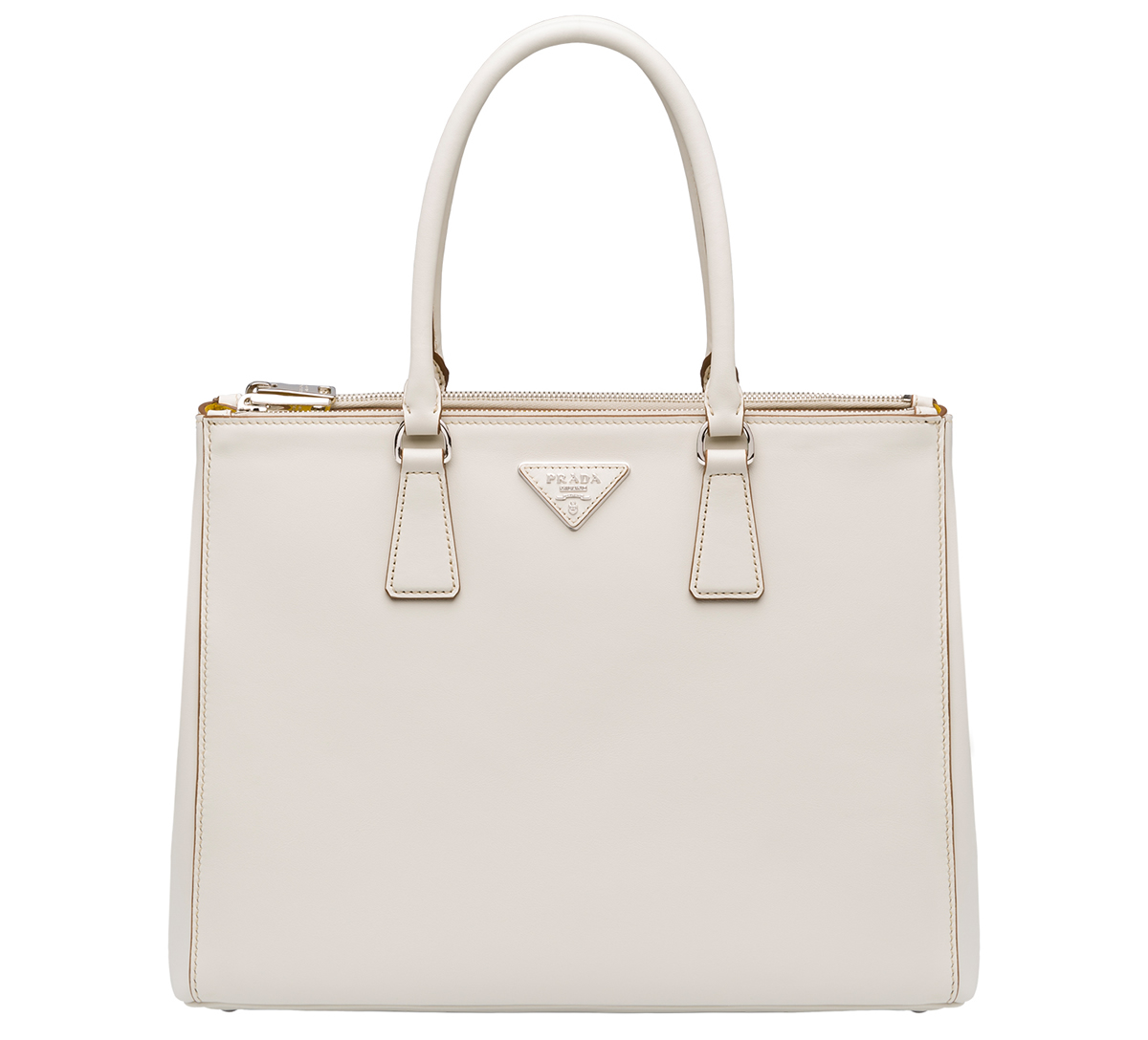 Prada Galleria Bag Chalk White