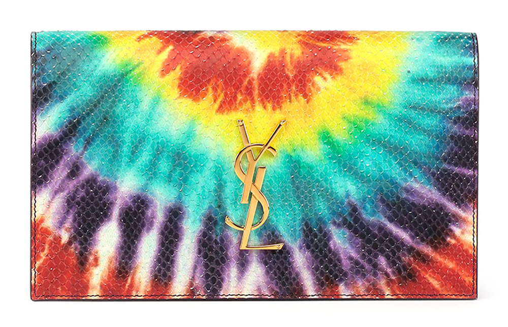 Saint-Laurent-Monogramme-Tie-Dye-Clutch